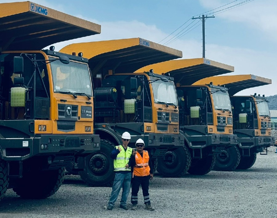 50台XG110矿卡为安第斯山脉注入至尊国际动能