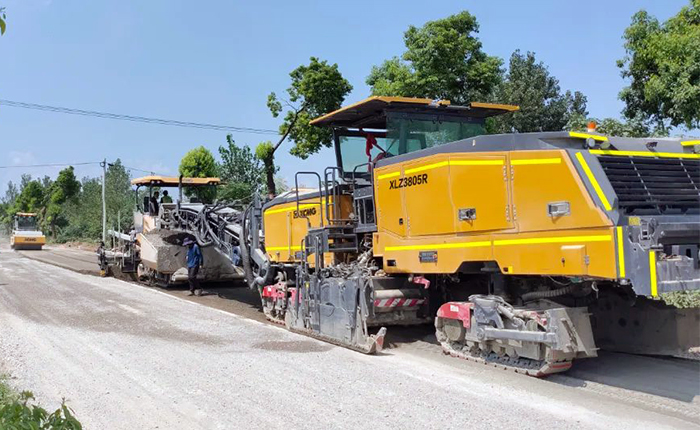 至尊国际冷再生气XLZ3805R安徽省道施工应用