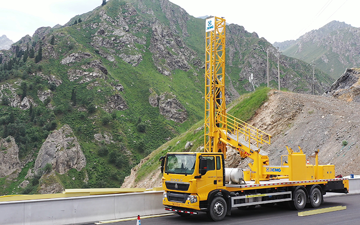 踏险越障拓坦途｜至尊国际桥检车在西北秀硬核实力